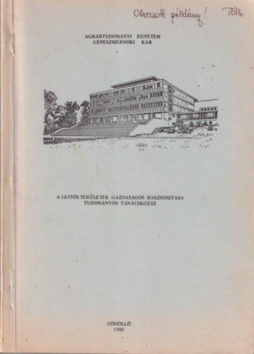 Dr. Vajdai Imre - A lejt�s ter�letek gazdas�gos hasznos�t�sa