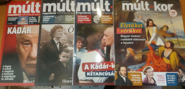 Bartal Csaba - 4 db Múlt-Kor történelmi magazin (2012 tavasz + 2012 ősz + 2021 ősz + 2023 ősz