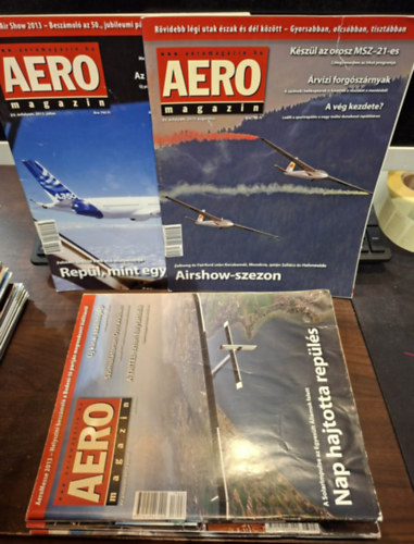 Sajtos Zolt�n  (f�szerk.) - Aero magazin XV. �vfolyam 2013. febru�r - 2013. augusztus (6 db), lapsz�monk�nt