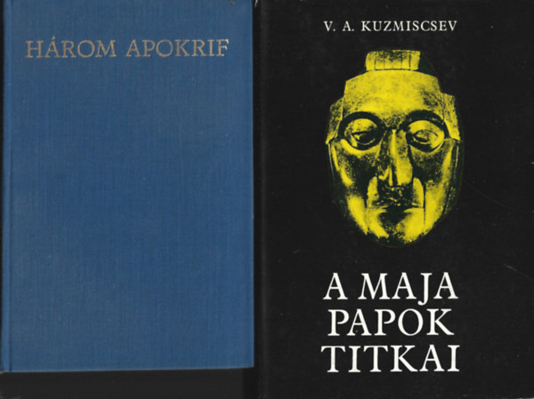 2 db knyv, Major Ott: Hrom apokrif, V. A. Kuzmiscsev: A maja papok titkai