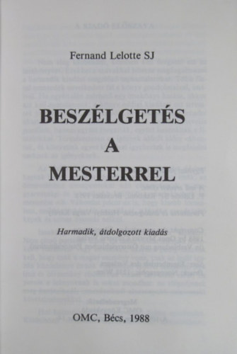 F. Lelotte - Beszlgets a mesterrel (Lelotte)