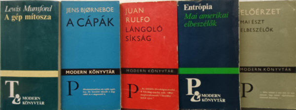 Jens Bjorneboe, Lewis Mumford Juan Rulfo - Modern knyvtr knyvcsomag