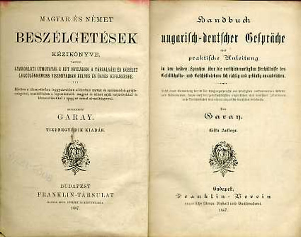 Garay - Magyar s nmet beszlgetsek kziknyve