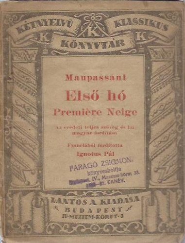 Guy de Maupassant; Ignotus Pl - Els h