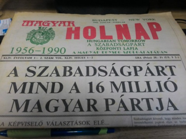 Magyar holnap XLVI. �vfolyam 1-2 sz�m