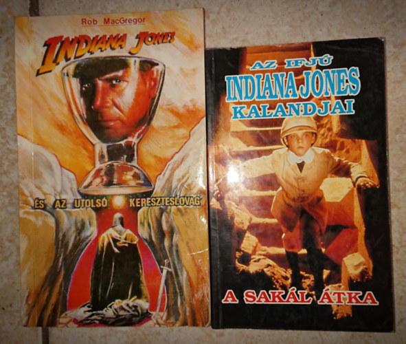 2 db Indiana Jones kalandregny: A sakl tka (Az ifj I. J. kalansjai) + Indiana Jopnes s az utols keresztes lovag