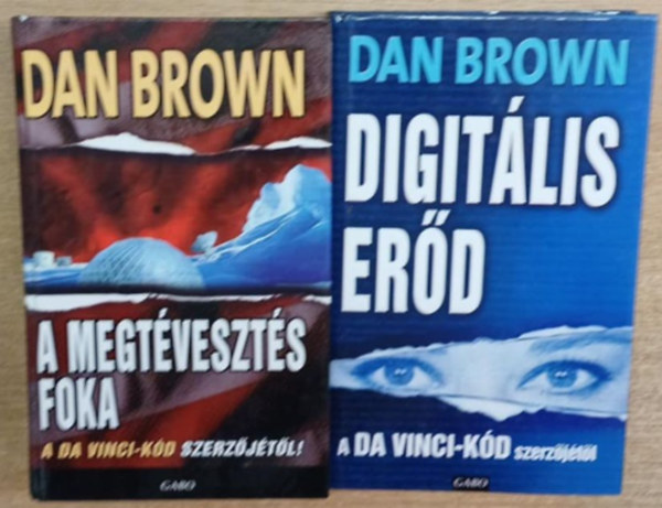 Dan Brown - Digitlis erd + A megtveszts foka (2 m)