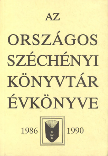 Az Orszgos Szchenyi Knyvtr vknyve 1986-1990