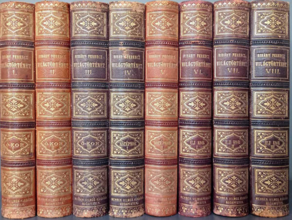 Dr. Ribáry Ferencz - Képes világtörténelem I-VIII. /Teljes!/