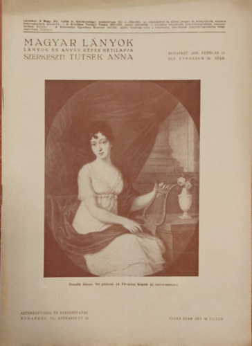 Tutsek Anna  (szerk.) - Magyar Lnyok - Lnyok s anyk kpes hetilapja 1939 (XLV. vf. 20. szm)