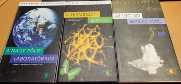 Ian Stewart, Paul Davies Stephen Schneider - 3 db Vilg - Egyetem: A nagy fldi laboratrium + A termszet szmai + Az utols hrom perc