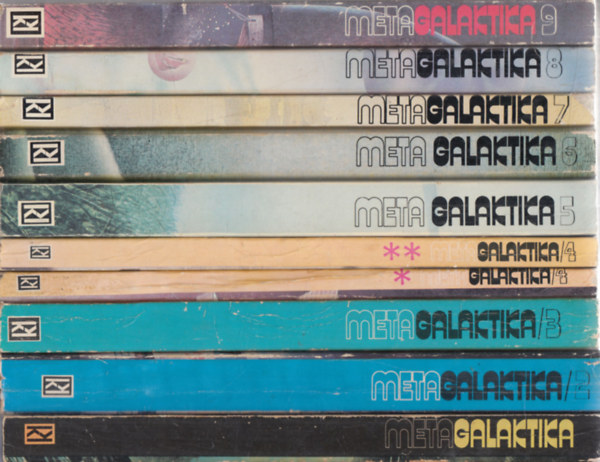 Kuczka Péter (szerk.) - 10 db. Metagalaktika (1-9. számok, lapszámonként)