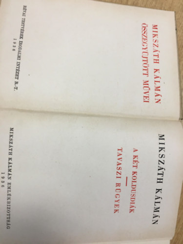 Miksz�th K�lm�n - A k�t koldusdi�k - Tavaszi r�gyek