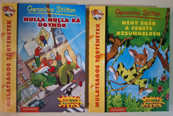 Geronimo Stilton - Ngy egr a Fekete dzsungelben + Nulla Nulla K gynk