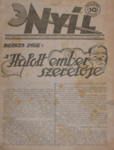 Dr. Szántó Andor (szerk.) - Nyíl II. évfolyam 4. szám