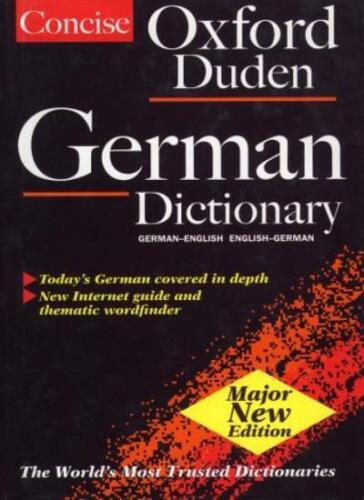 J. B. Sykes  (editor) - The Oxford Duden German Dictionary German-English English-German