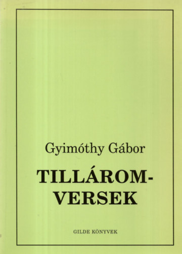 Gyimthy Gbor - Tillrom-versek