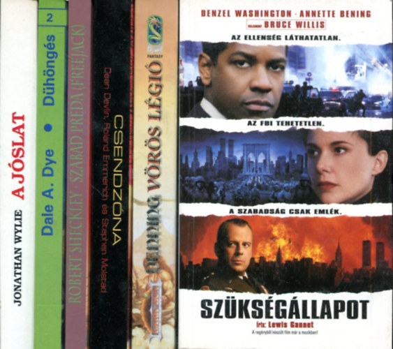 Jonathan Wylie - Robert Sheckley - Dale A. Dye - Lewis Gannet - - 6 db kaland-krimi-fantasy regény