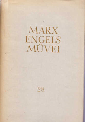 Karl Marx �s Friedrich Engels m�vei 28. (Levelek 1852-1855)