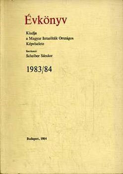 Scheiber Sndor  (Szerk.) - vknyv 1983/84 (Scheiber Sndor (szerk.))