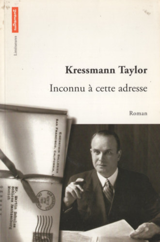 Kressman Taylor - Inconnu a cette adresse