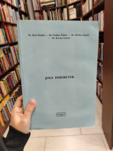 B�r�-Cs�kay-Herbst-Kov�cs - Jogi ismeretek