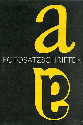 Albert Kapr; Detlef Sch�fer - Fotosatzschriften (Type-Design und Schrift-herstellung)
