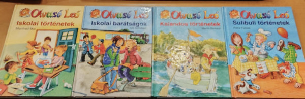 Heike Wiechmann, Martin Baresch, Heribert Schulmeyer, Ulli Schubert, Kerstin Wlker , Manfred Mai, Sabine Kraushaar Petra Fietzek (illus.) - 4 db Olvas Le: Iskolai bartsgok + Iskolai trtnetek + Kalandos trtnetek + Sulibuli trtnetek