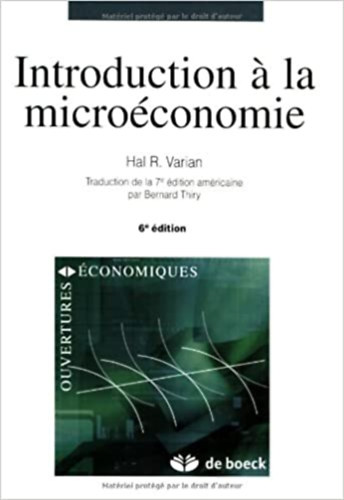 Hal R. Varian - Introduction a la micro�conomie