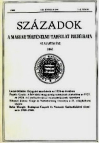 Pl Lajos - Szzadok 123. vf. 1989 1-2. szm