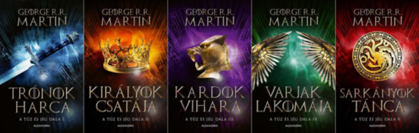 George R. R. Martin - Tr�nok harca (T�z �s j�g dala) I-V.
