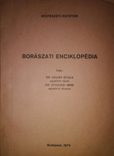 Dr. Urbn Andrs Edelnyi Mikls - Borszati enciklopdia