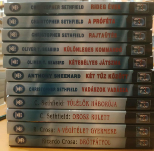 Christopher Sethfield, Oliver T. Seabird, Anthony Sheenard, Ricardo Crosa - 11 db Halálosztó 2029: Rideg évek; A próféta; Rajtaütés; Különleges kommandó; Kétesélyes játszma; Két tűz között; Vadászok vadásza; Túlélők háborúja; Orosz rulett; A végítélet gyermeke; Drótfátyol