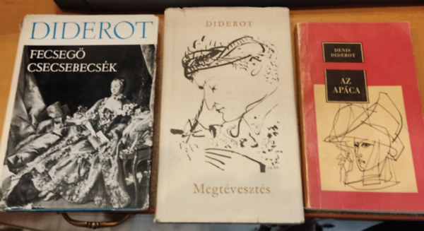 Denis Diderot - 3 db Diderot: Az apáca + Fecsegő csecsebecsék + Megtévesztés