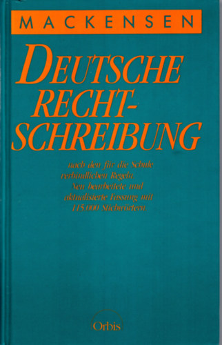 Mackensen - Deutsche rechtschreibung