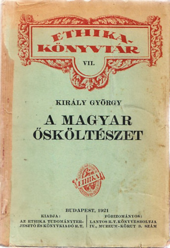 Kirly Gyrgy - A magyar skltszet