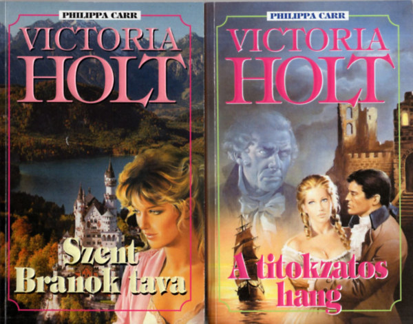 Victoria Holt - 2 db Victoria Holt k�nyv (egy�tt):Szent Branok tava +A titokzatos hang.