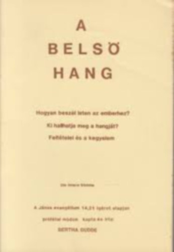 Bertha Dudde - A bels hang - Prftai tantsok 18.