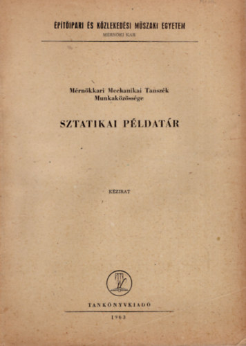 Rosivall Ferenc - Sztatikai pldatr