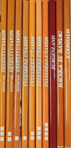 Szacsvay Imre - Szacsvay P�ter - Legeza L�szl� - 10 db. album (K�rp�talja + B�cska �s B�ns�g + Burgenland + Felvid�ki utakon 1-4. + Erd�lyi utakon 1-3.)