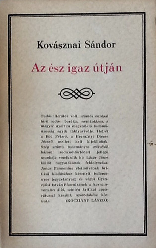 Kov�sznai S�ndor - Az �sz igaz �tj�n