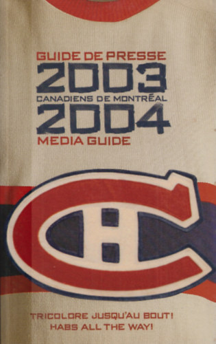 Canadiens de Montral - Media Guide (2003-2004)