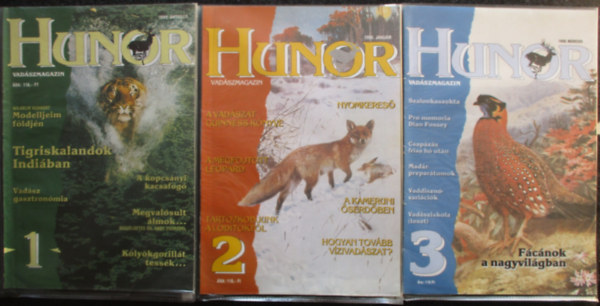 Hunor vadszmagazin I.vf. 1-3.