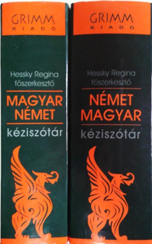 Hessky Regina  (szerk.) - Magyar-nmet kzisztr + Nmet-magyar kzisztr