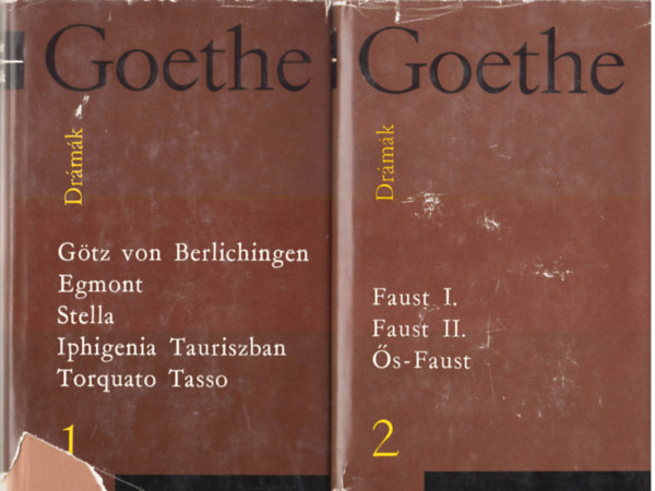 Johann Wolfgang Goethe - Drmk I-II. (Goethe vlogatott mvei)