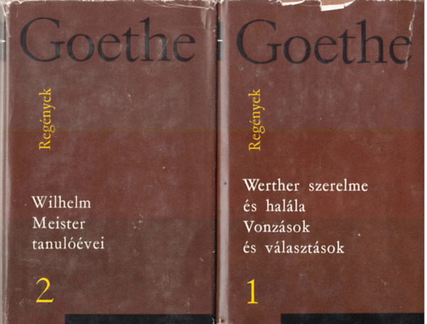 Johann Wolfgang von Goethe - Goethe vlogatott mvei - Regnyek I-II.