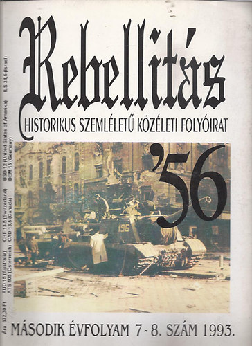 Rebellit�s/Historikus szeml�let� k�z�leti foly�irat 1993. 7-8.