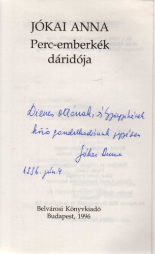 J�kai Anna - Perc-emberk�k d�rid�ja - Dedik�lt