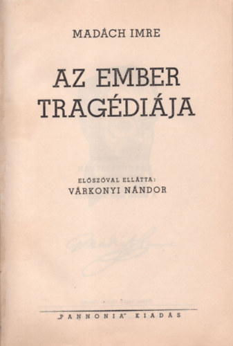 Mad�ch Imre - Az ember trag�di�ja