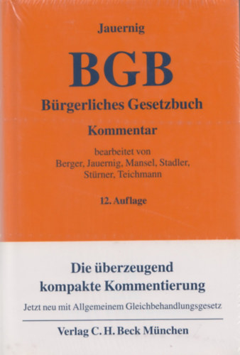 Jauernig - Bürgerliches Gesetzbuch - BGB